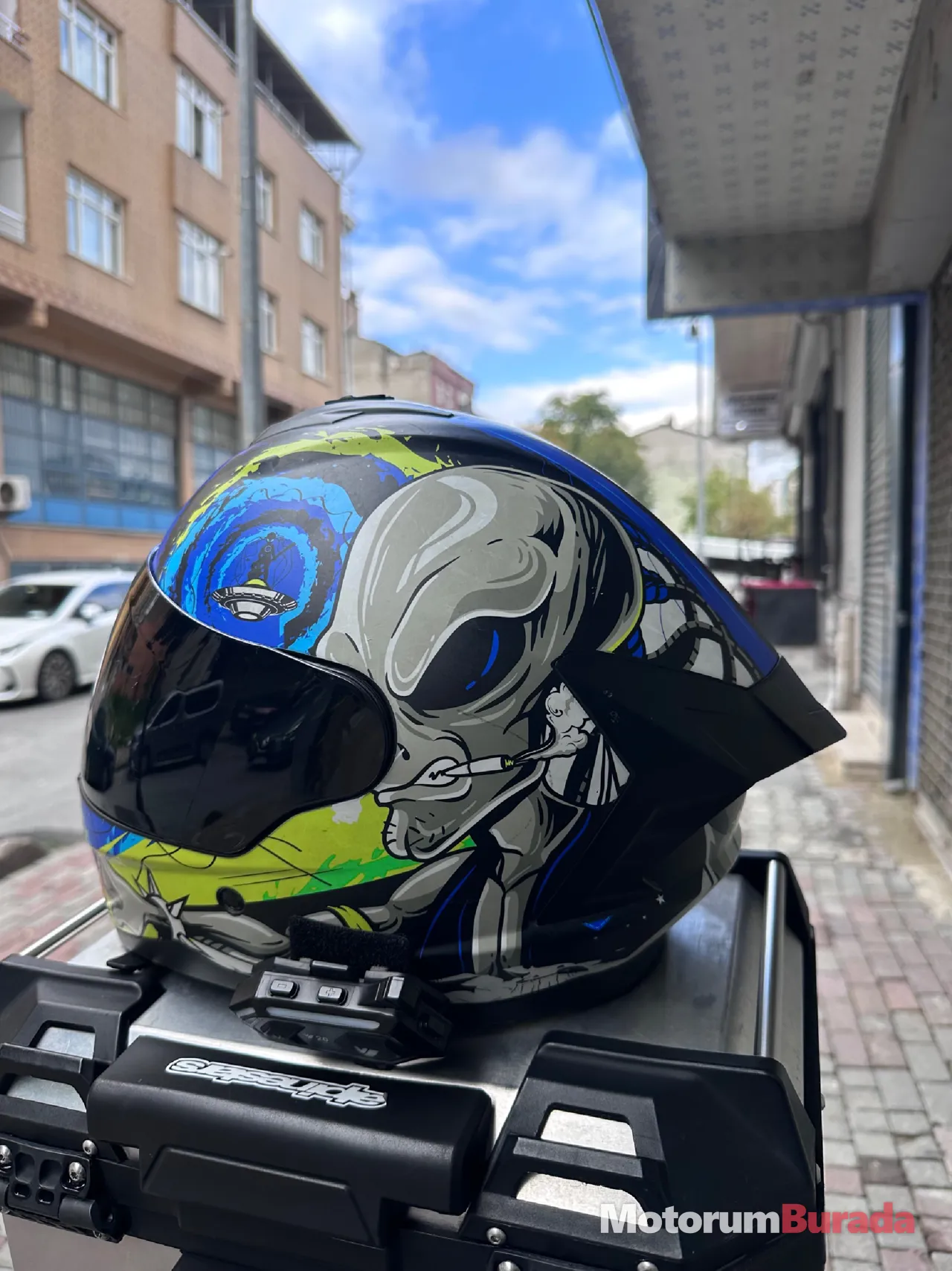 temiz kullanılmış  ncr kask 