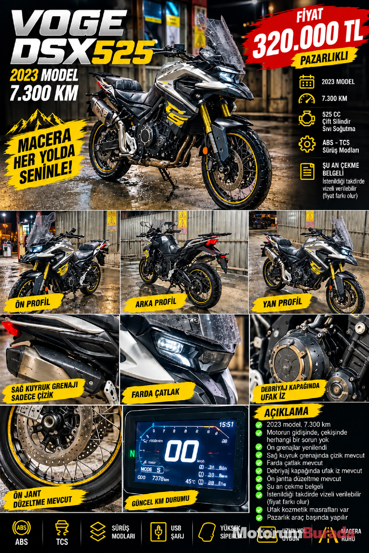 525 DSX ACİL SATILIK
