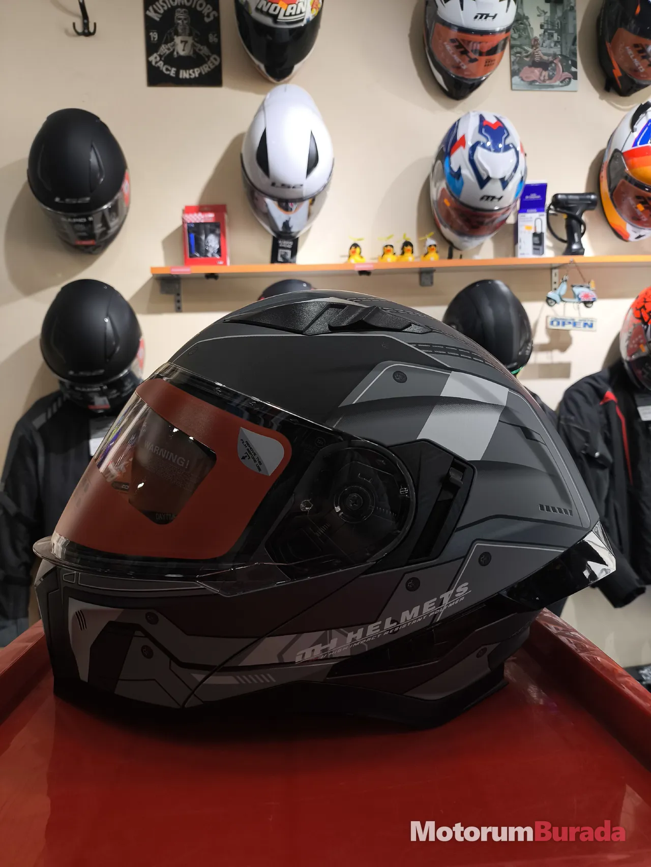MH sports çene açılır güneş vizörlü kask 
