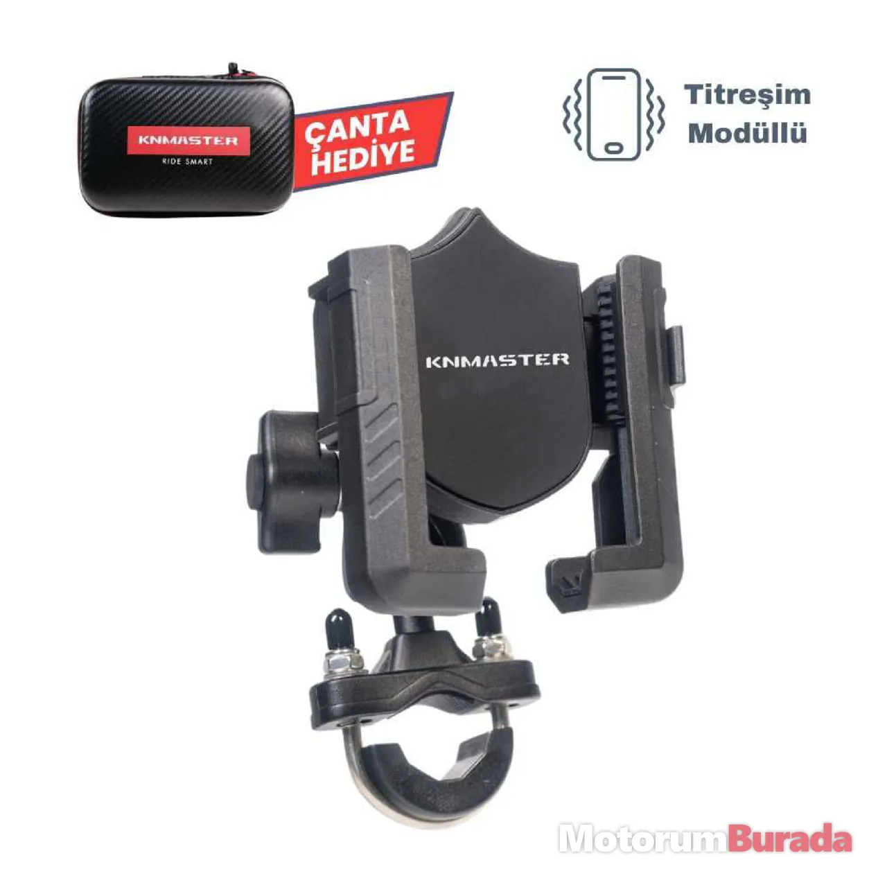 KNMASTER TT150 TİTREŞİM ÖNLEYİCİLİ TELEFON TUTUCU